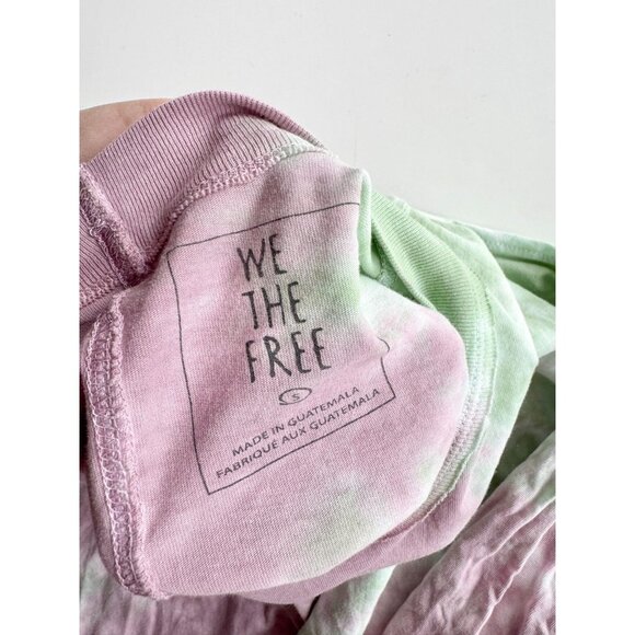 WE THE FREE People Be Free Lavender Tie Dye Cotton Long Sleeve T-Shirt, Size S - Picture 12 of 15